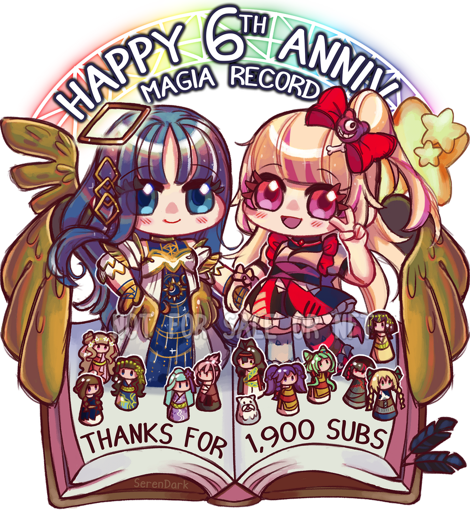 Anniversary celebration artwork for Magia Union Translations featuring HistoriYachi, PH girls, and Ashley (2023)