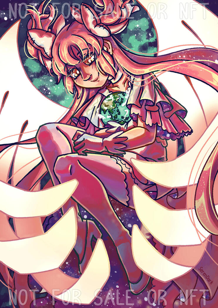 Personal fanart of Madokami from Puella Magi Madoka Magica (2021)