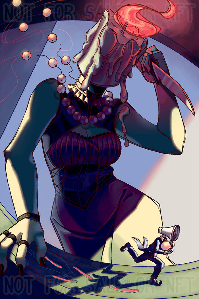 Submission for the Object Head Zine 10th Anniversary celebration zine (2023)