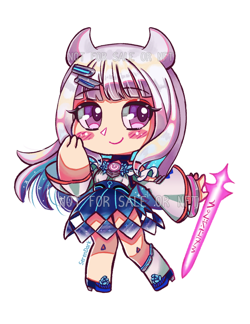 Personal fanart of Sakurako from Magia Record (2021)